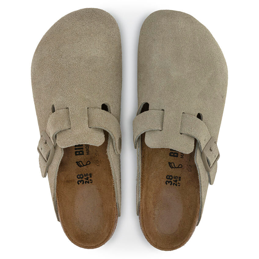 Boston Suede Leather - Faded Khaki