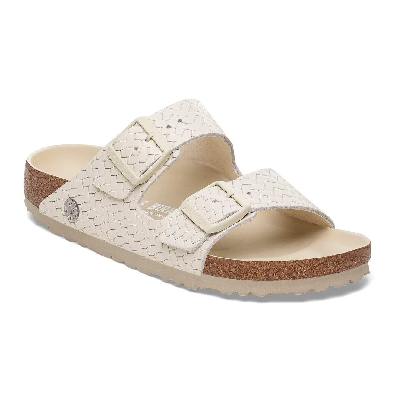 Arizona Rivet Logo Woven Embossed - Ecru