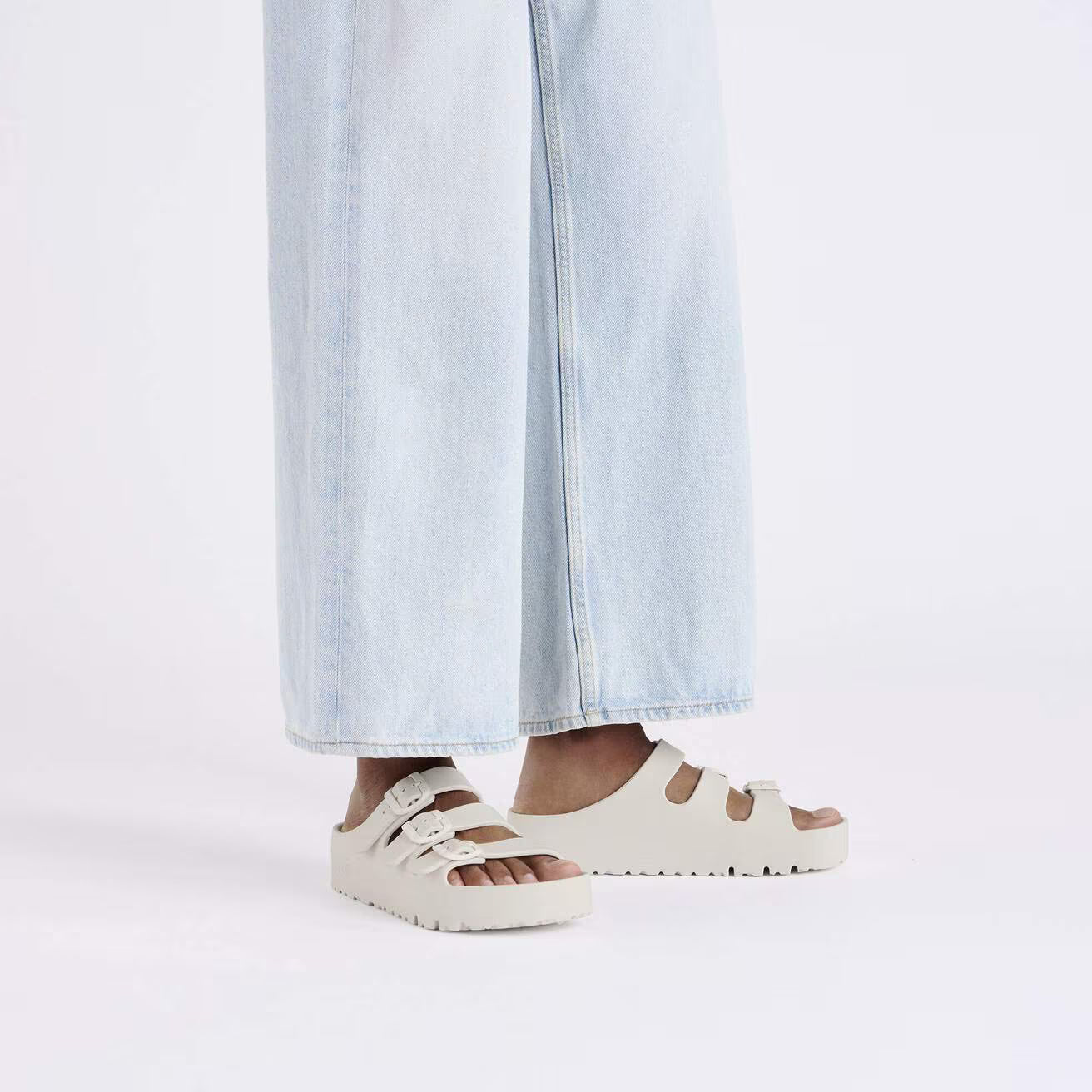 Florida Flex Platform EVA Sandal - Eggshell