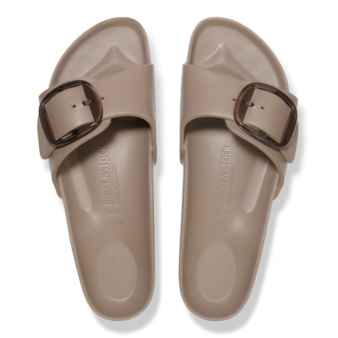 Madrid Big Buckle Eva Gray Taupe
