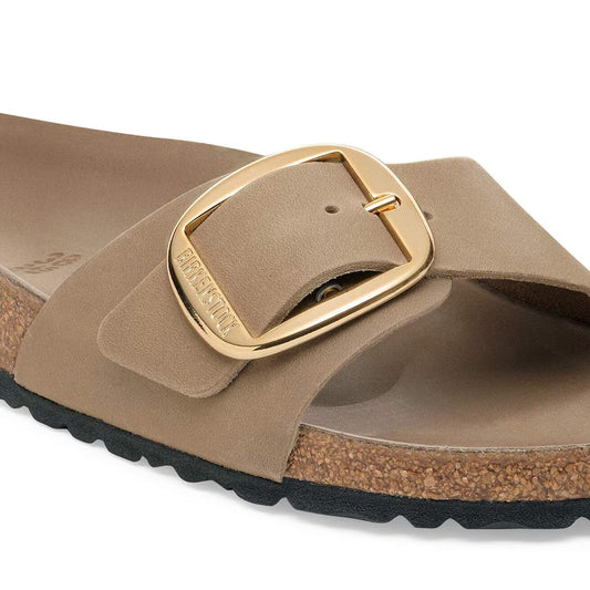 Madrid Big Buckle Oiled Leather - Tabacco Brown
