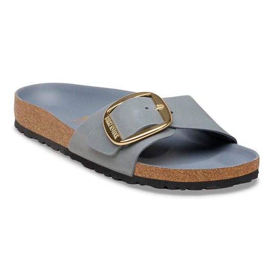 Madrid Big Buckle Oiled Leather - Basalt Gray