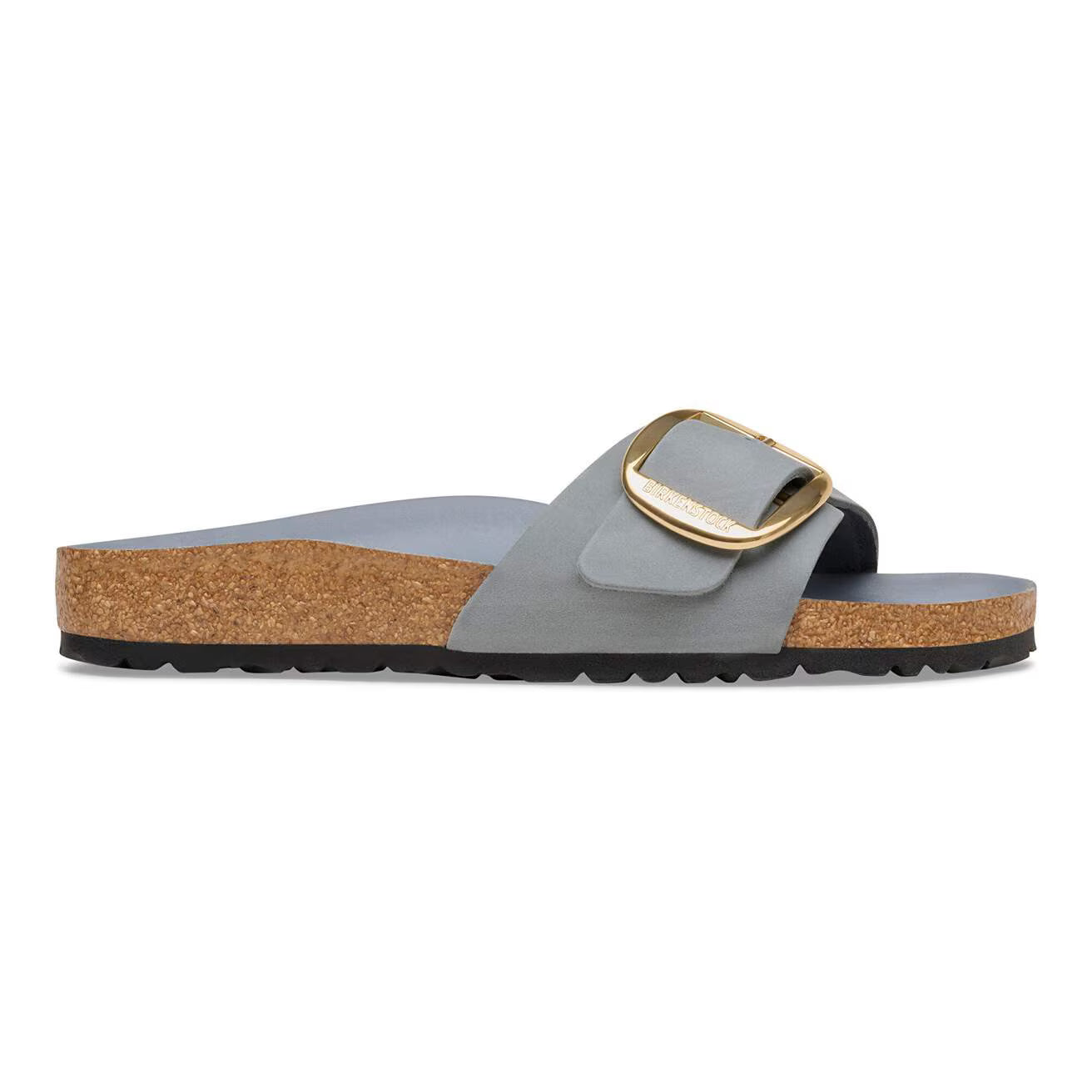 Madrid Big Buckle OIled Leather - Basalt Gray