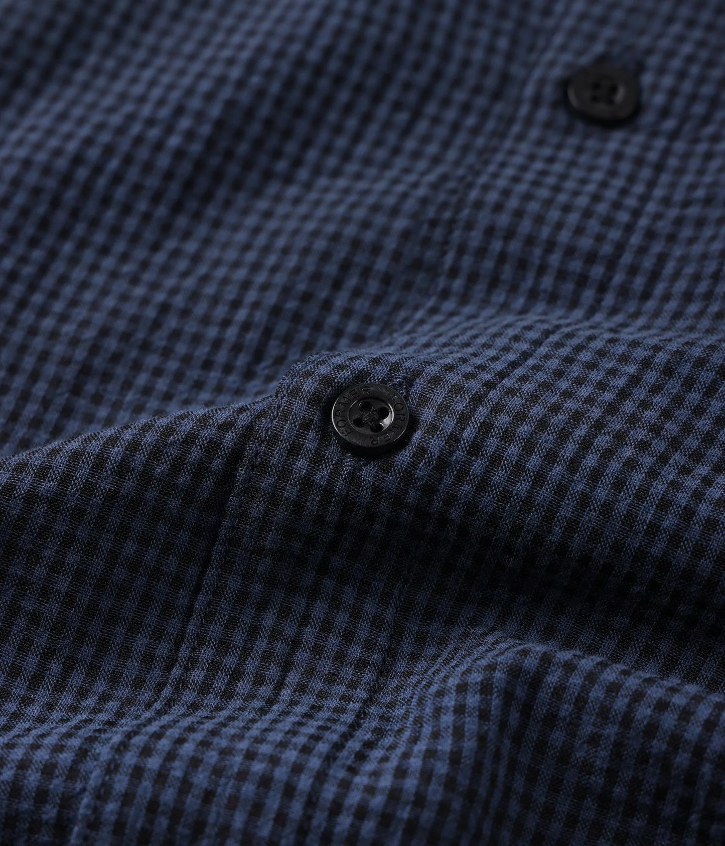 Former Vivian Check S/S Shirt - Navy
