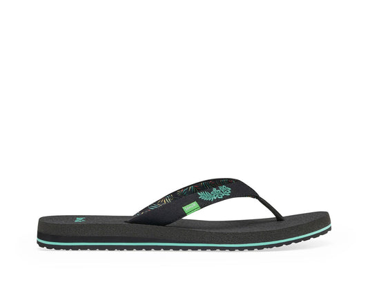 Sanuk Women's Yoga Paradise 2 - Black Paradise Palms