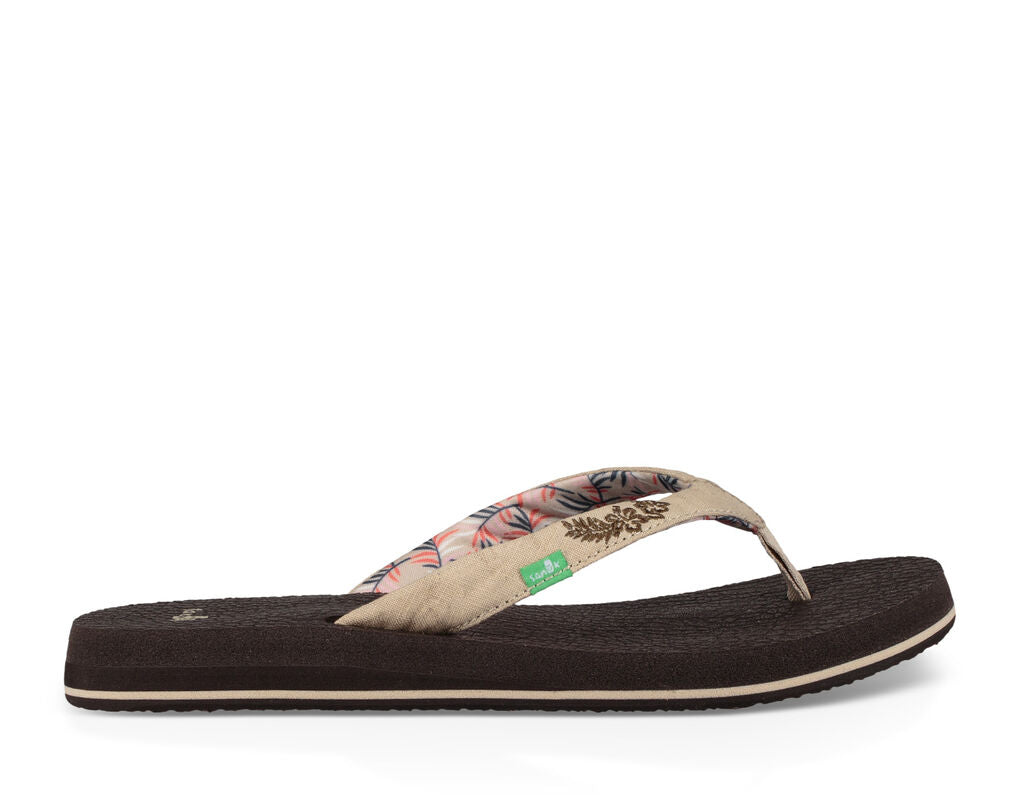 Sanuk Women's Yoga Paradise 2 - Natural Paradise Palms