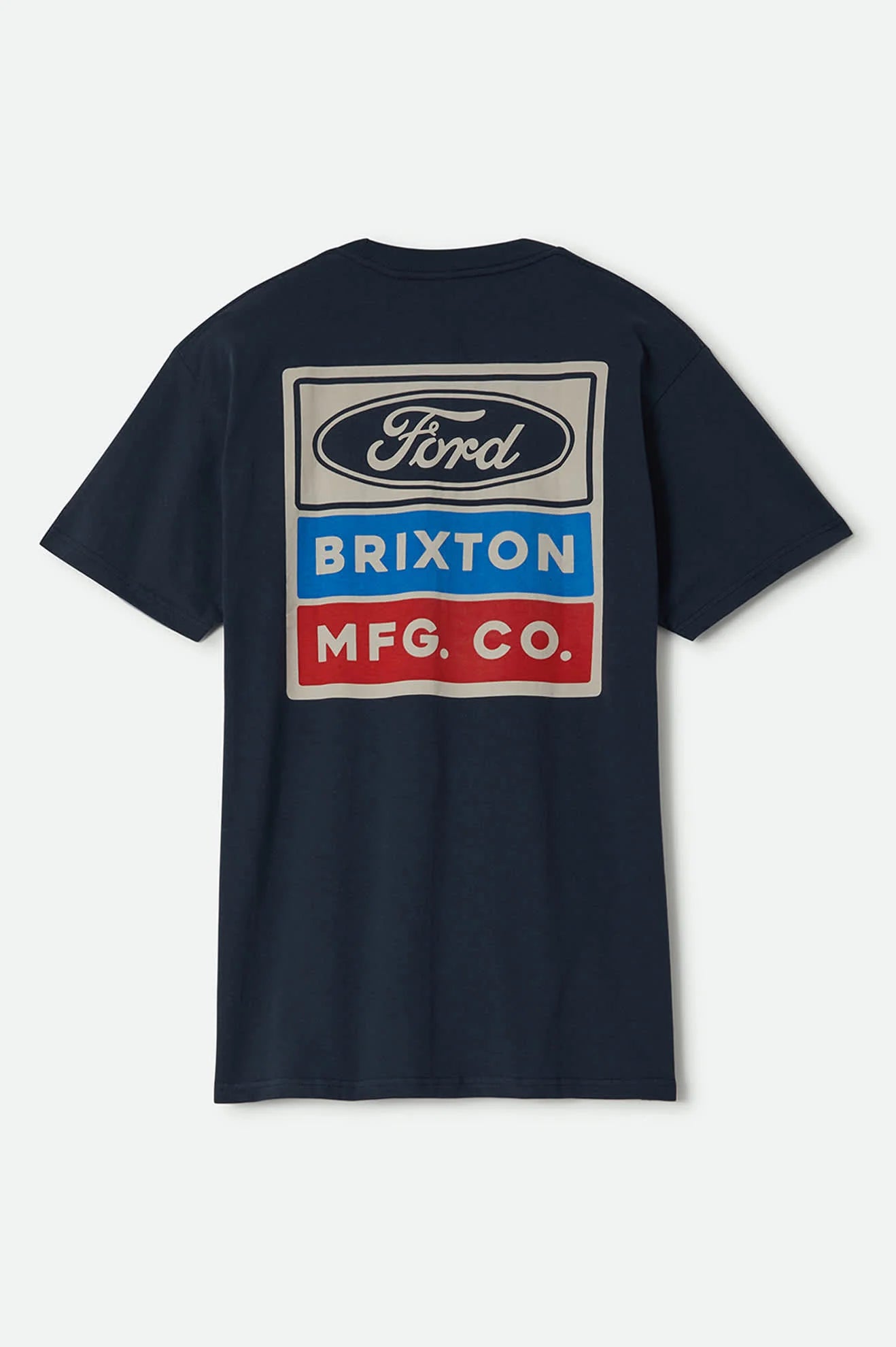 Brixton x Ford Service Dept. Pocket Tee - American Navy
