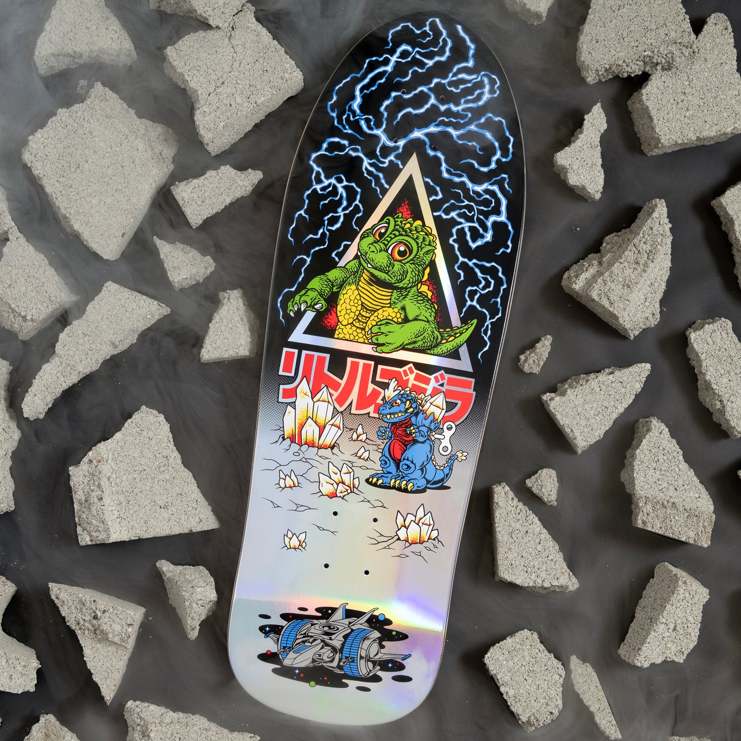 Santa Cruz Godzilla Jr. Natas Deck 9.89