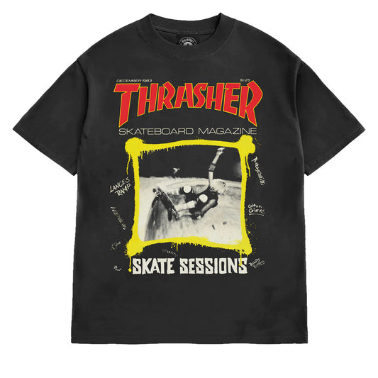 Thrasher Magazine December 1983 Vintage Magazine Cover T-Shirt - Black