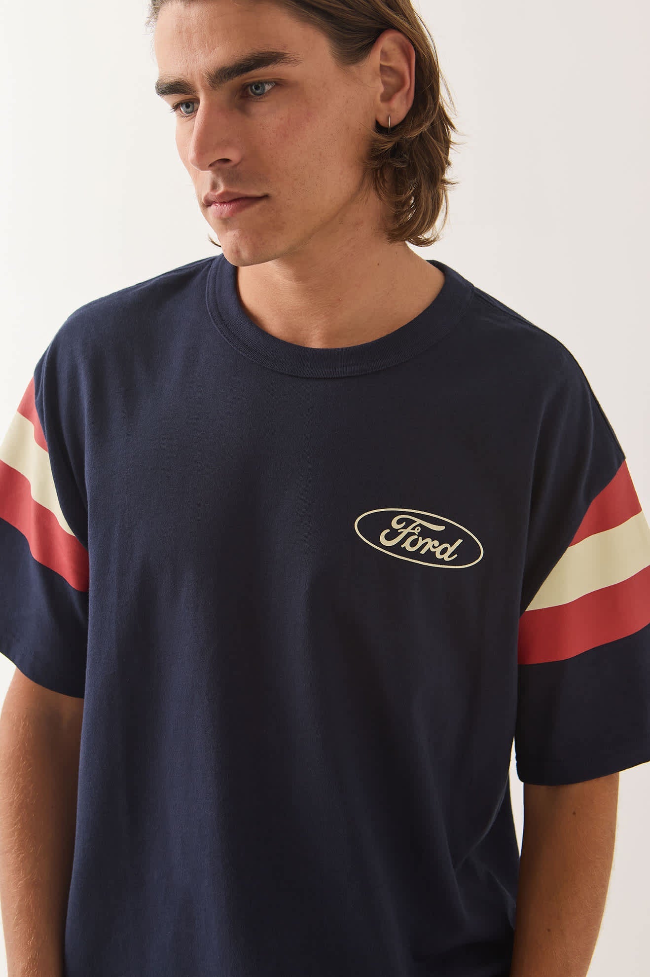 Brixton x Ford Built Tough Jersey - American Navy