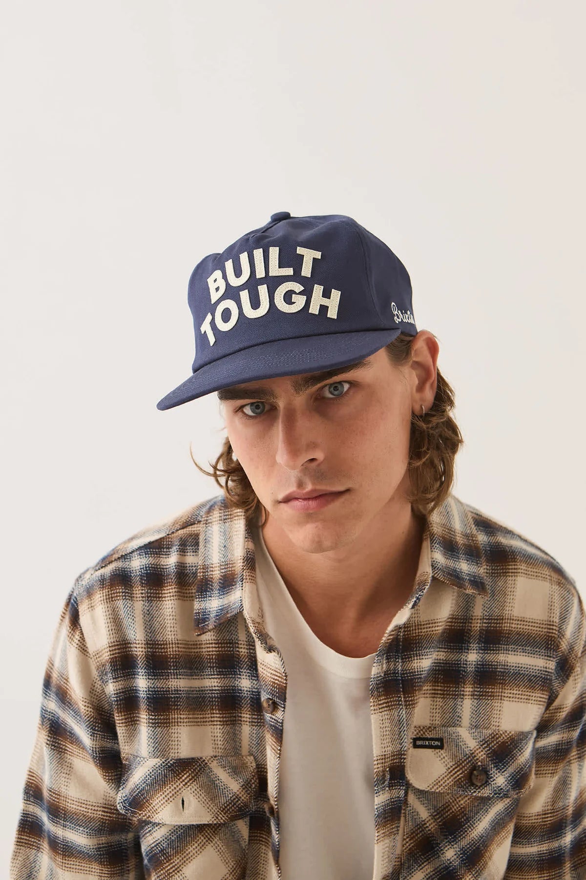 Brixton x Ford Built Tough Hat - American Navy