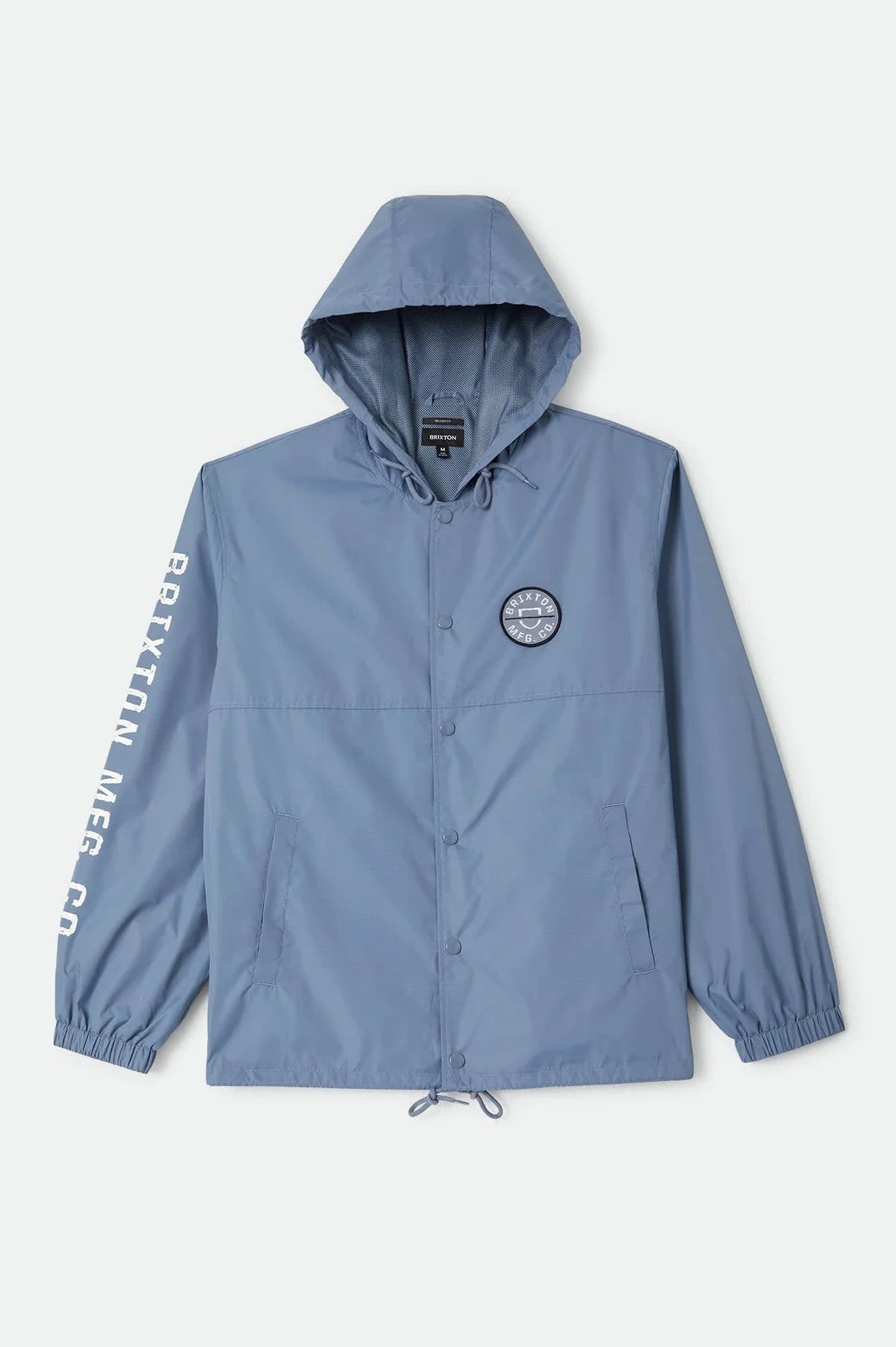 Brixton Claxton Hooded Lightweight Jacket - Slate