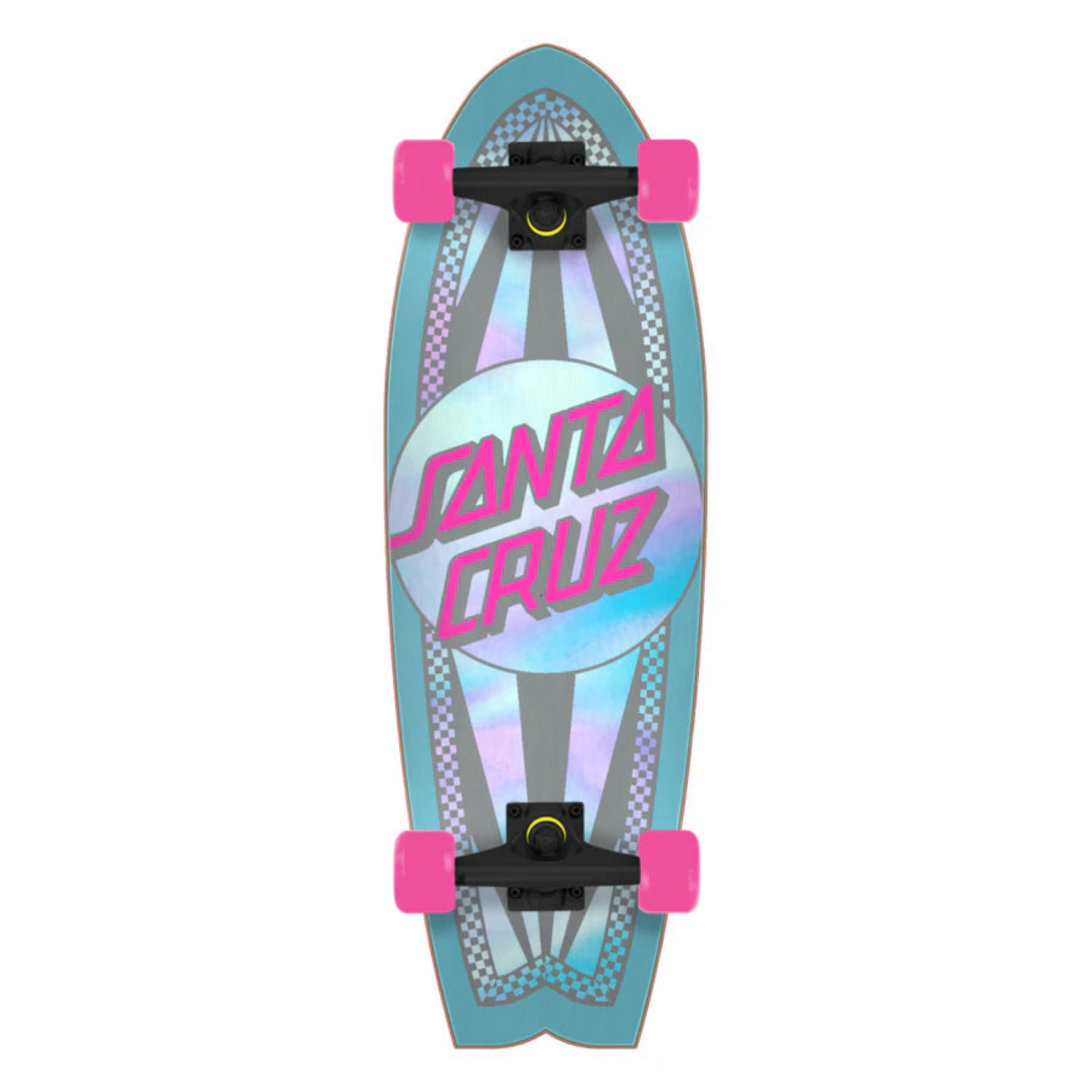 Santa Cruz Prismatic Dot Shark Cruiser Cruzer