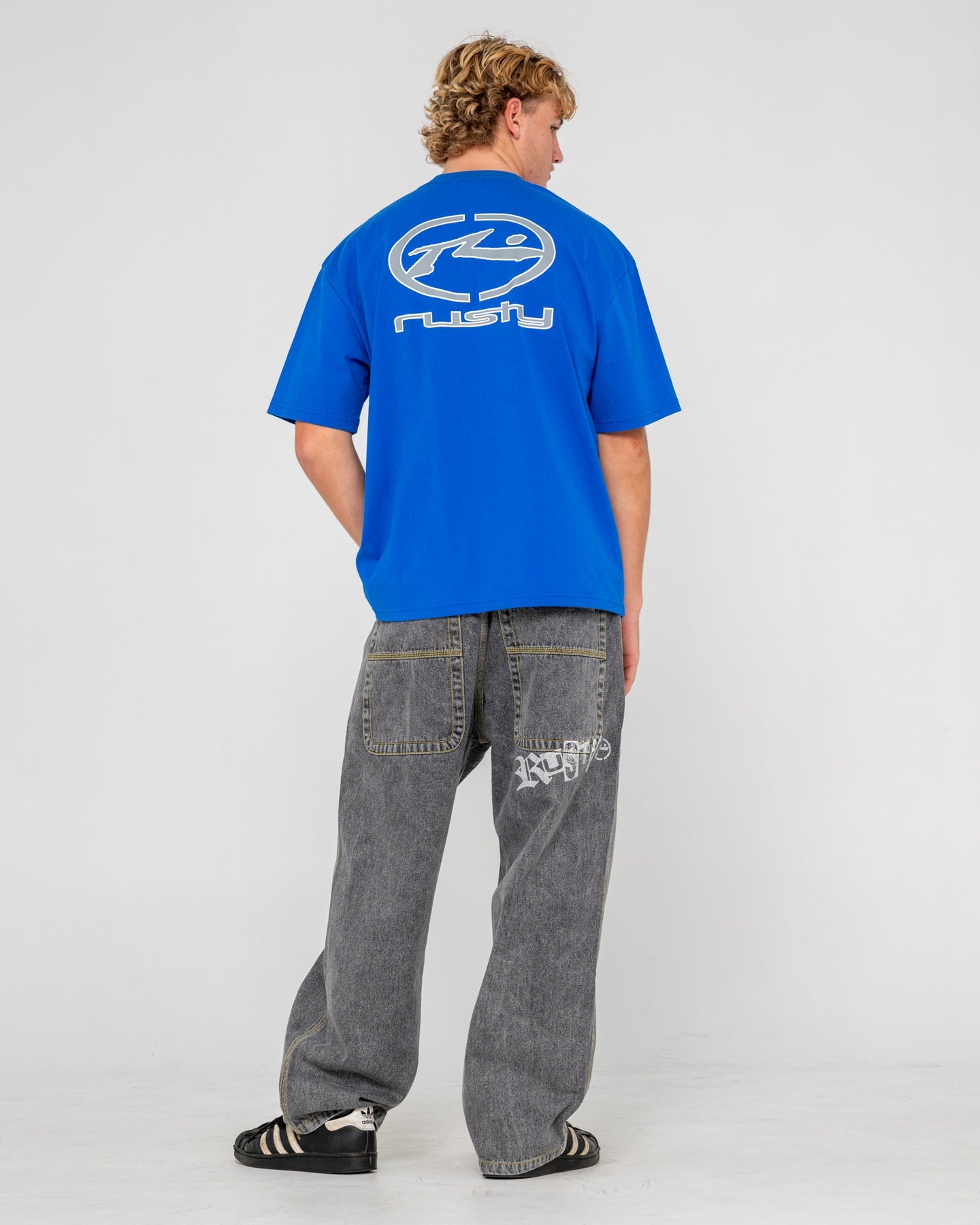 Rusty Turbo S/S Tee - Royal Blue