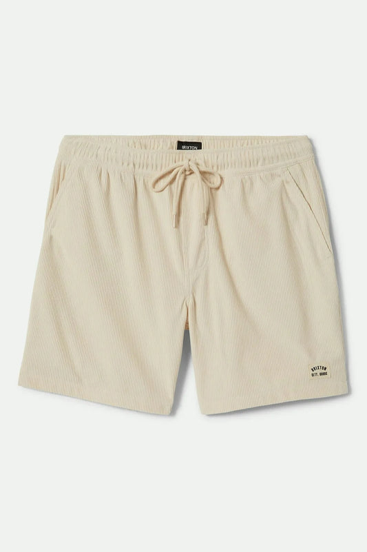 Brixton Everyday Corduroy Short - Whitecap