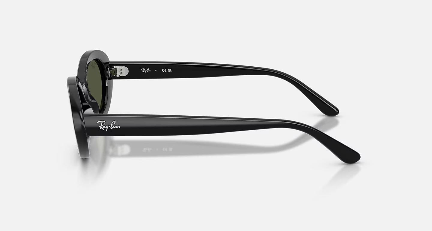RB2223 Polished Black w/ Green Lens