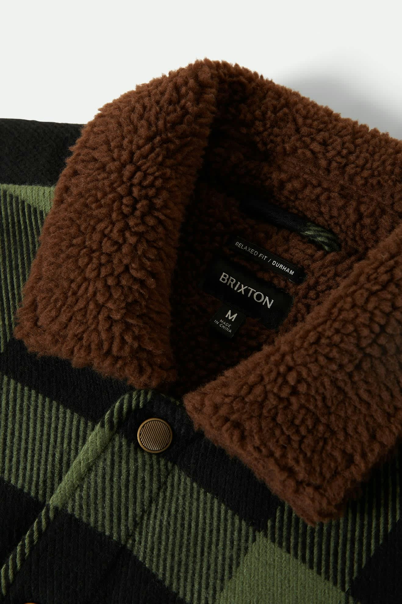 Laurence様80s Grenfell Munro Jacket　山タグ Brixton Durham Sherpa Lined Flannel Jacket - Wild Green – Surf