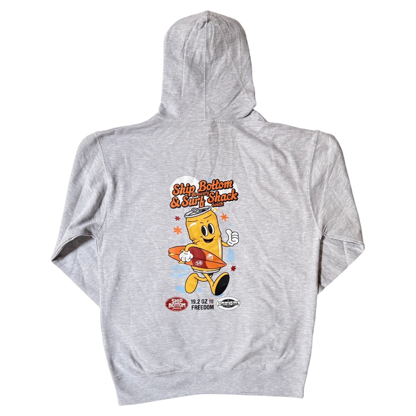 Ship Bottom Brewery x Shack Hoodie - Heather Grey