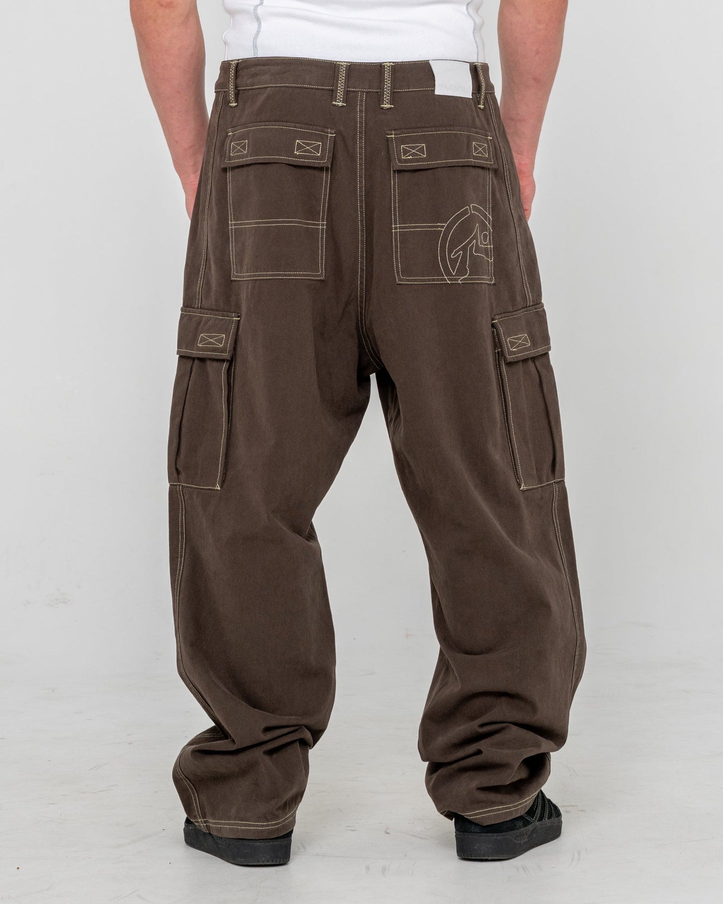 Rusty Grizzly Baggy Cargo Pant - Pinecone