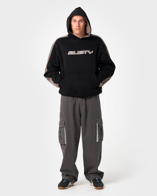 Rusty Lay Low Hooded Fleece - Black