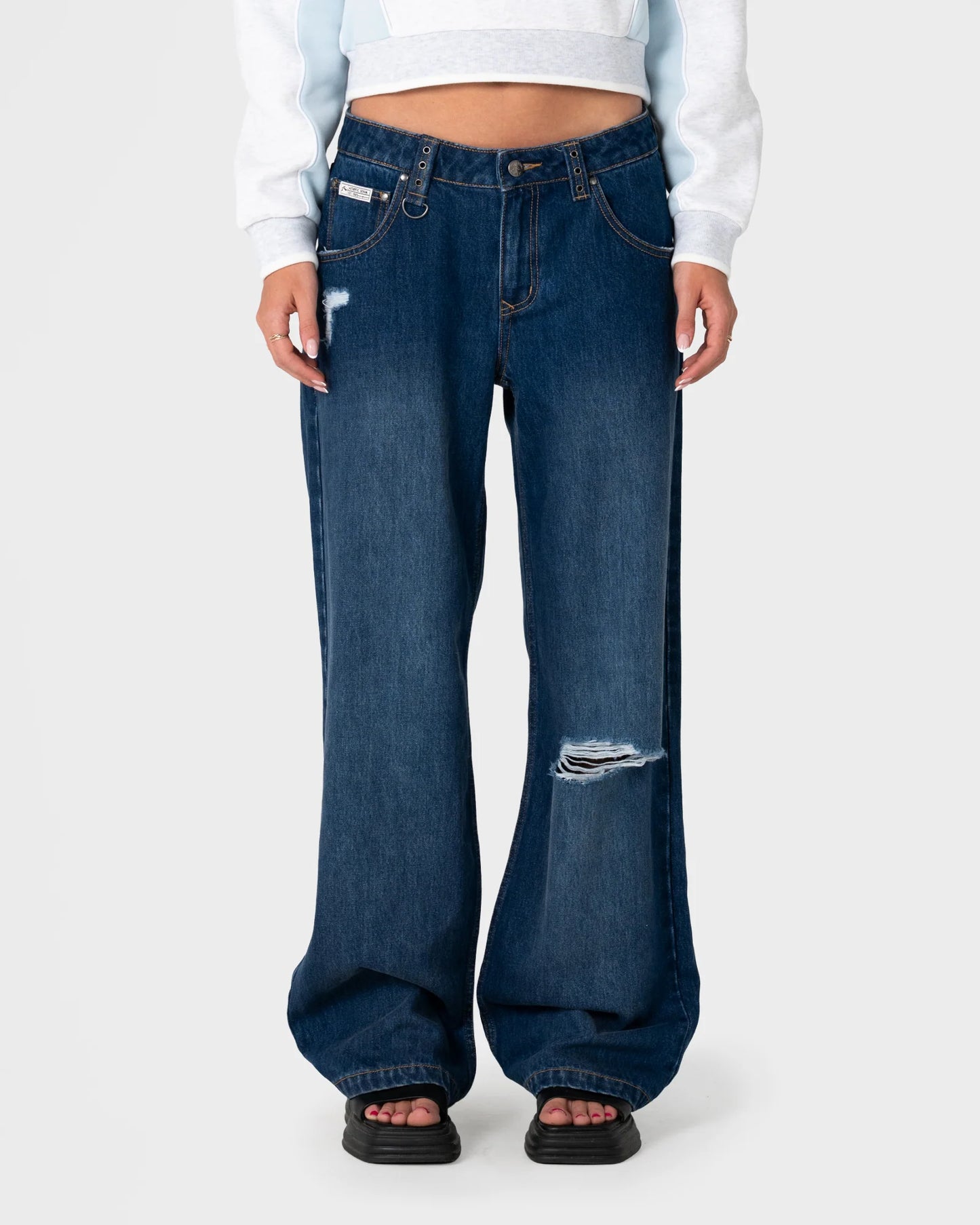 Burn Baby Loose Low Rise Jean