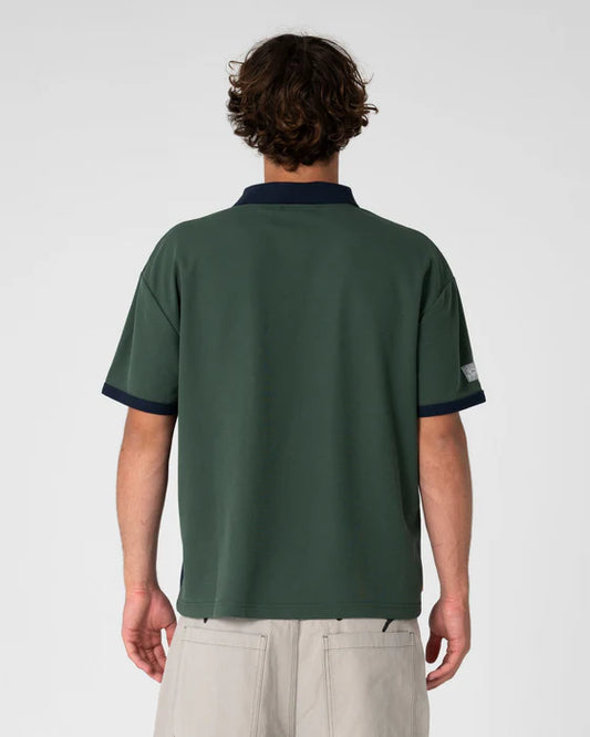 Pop Top Short Sleeve Polo - Green Gables