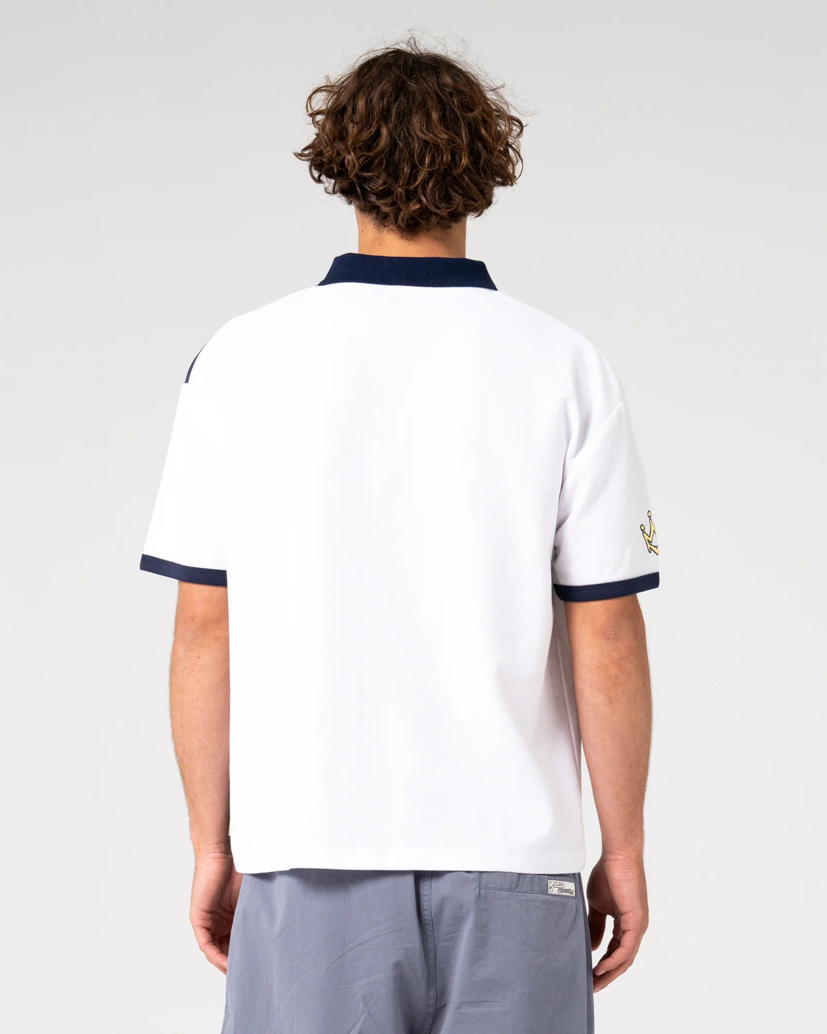 Rusty Prestige Short Sleeve Polo - White