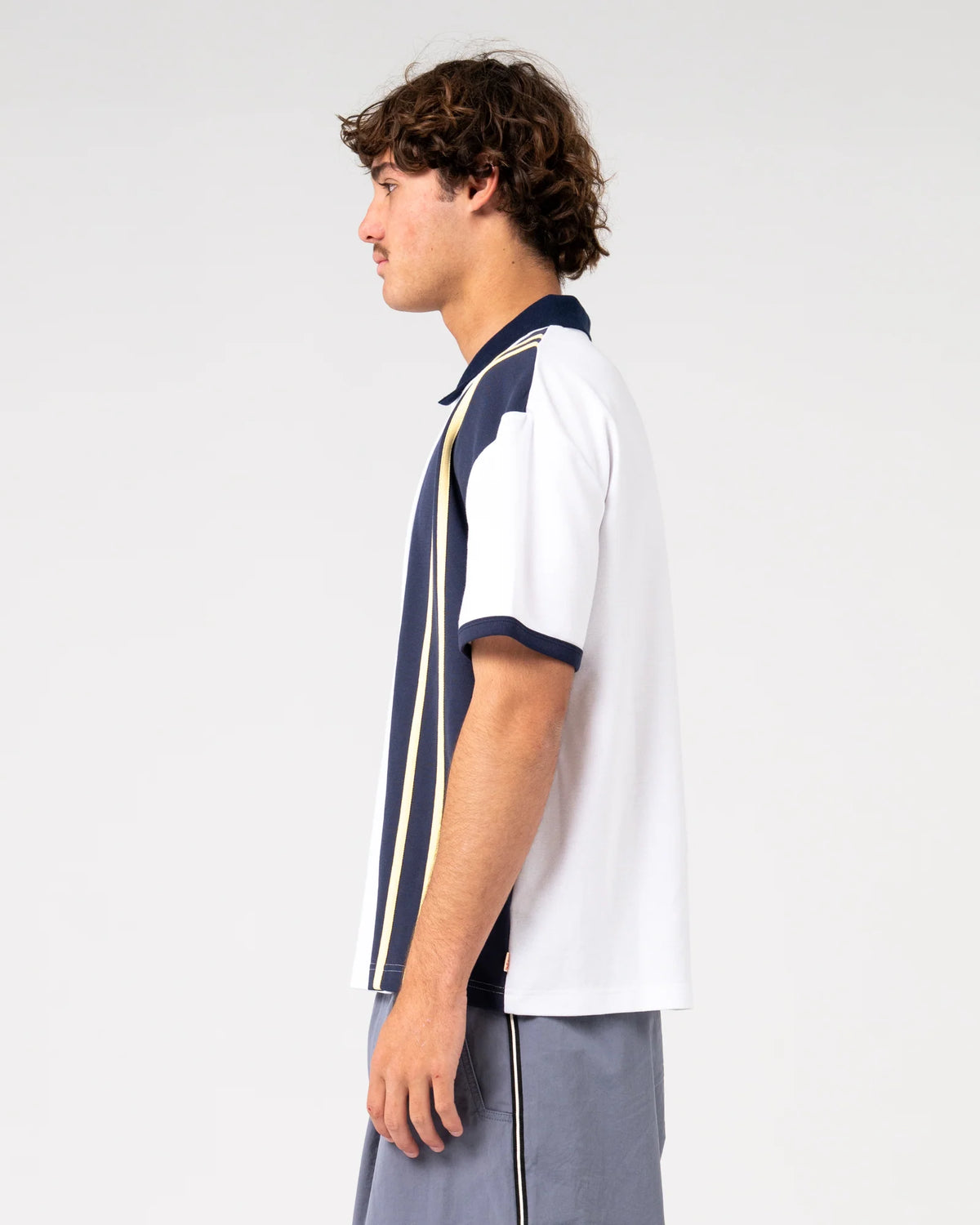 Rusty Prestige Short Sleeve Polo - White