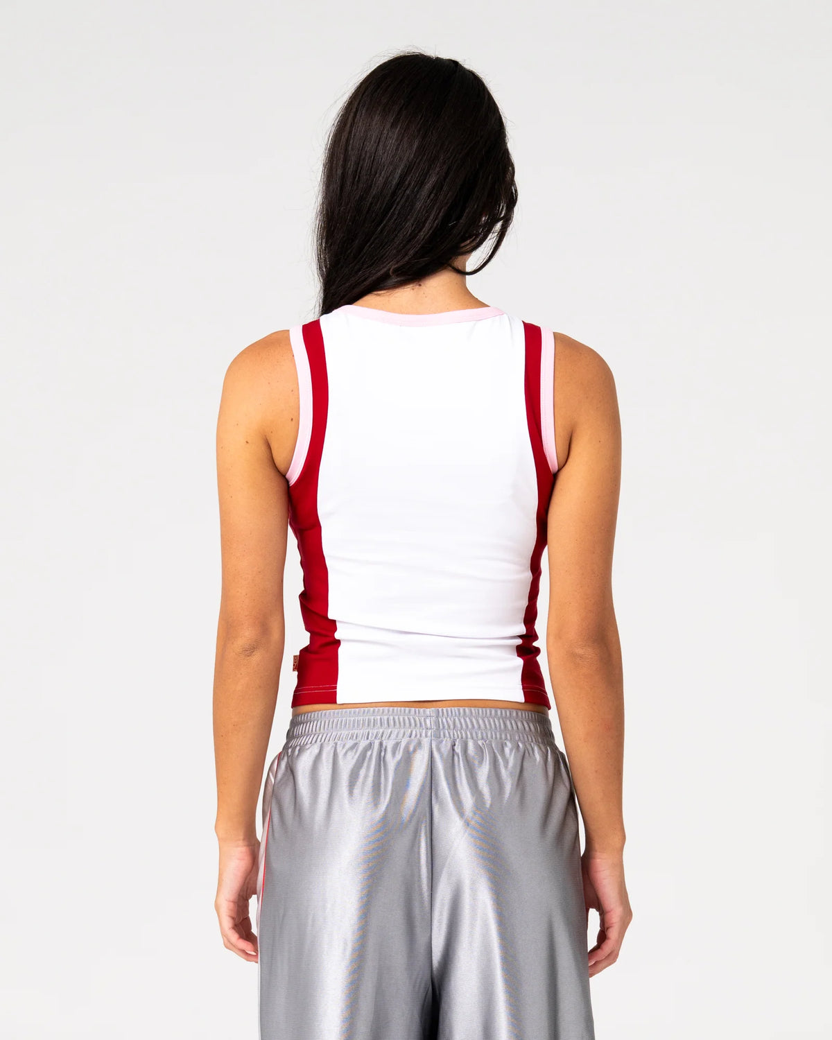 Rusty Messi Contrast Tank - White