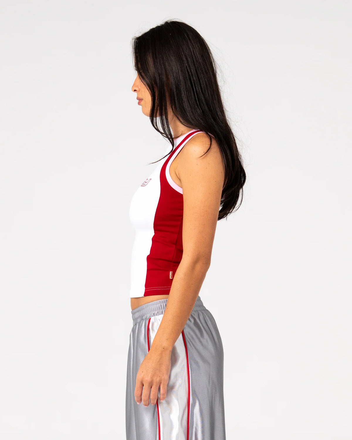 Rusty Messi Contrast Tank - White