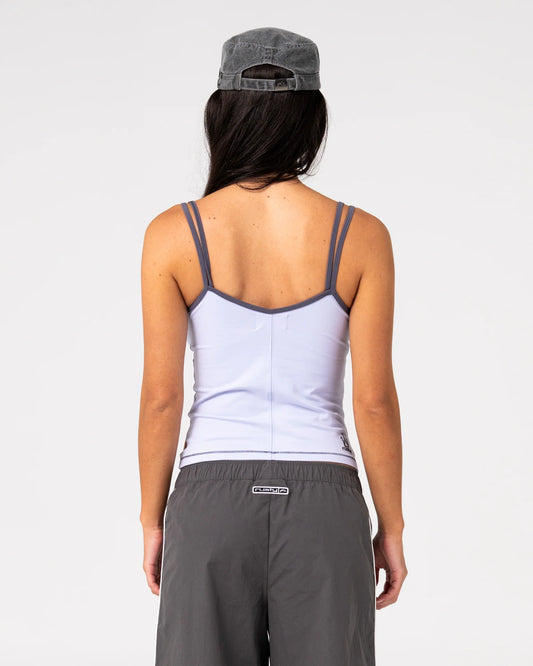 Rusty Serve Fitted Cami Tank - Violet Blue