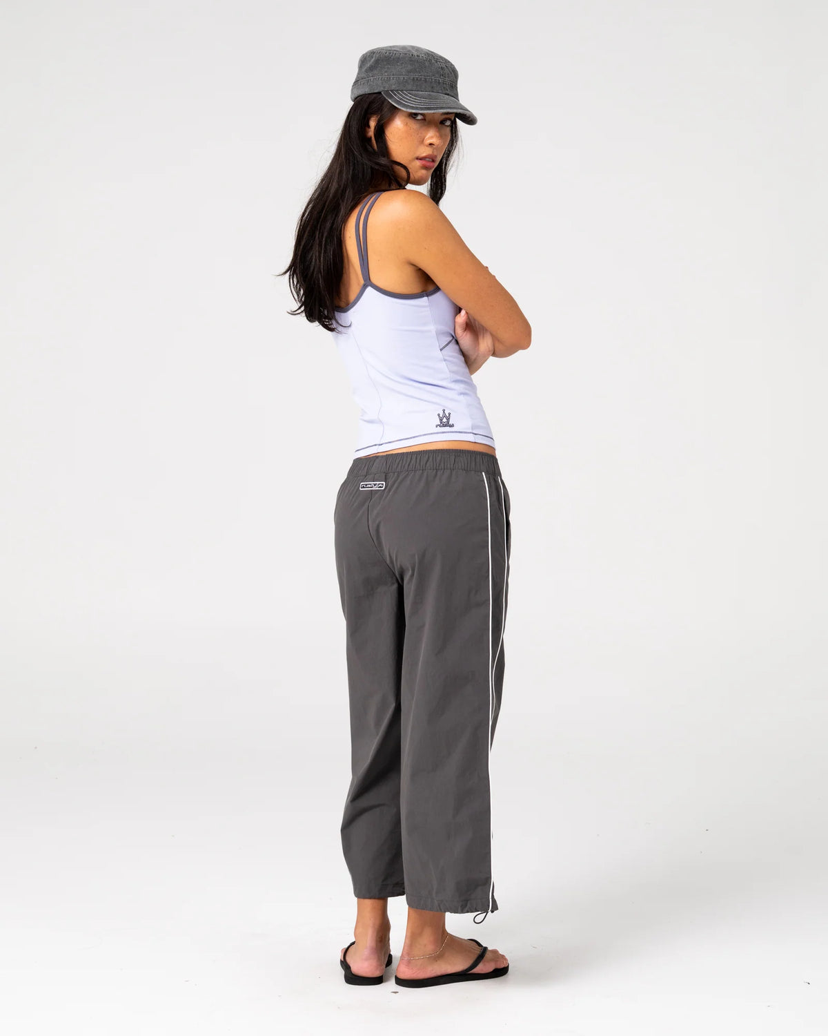 Rusty Serve Fitted Cami Tank - Violet Blue