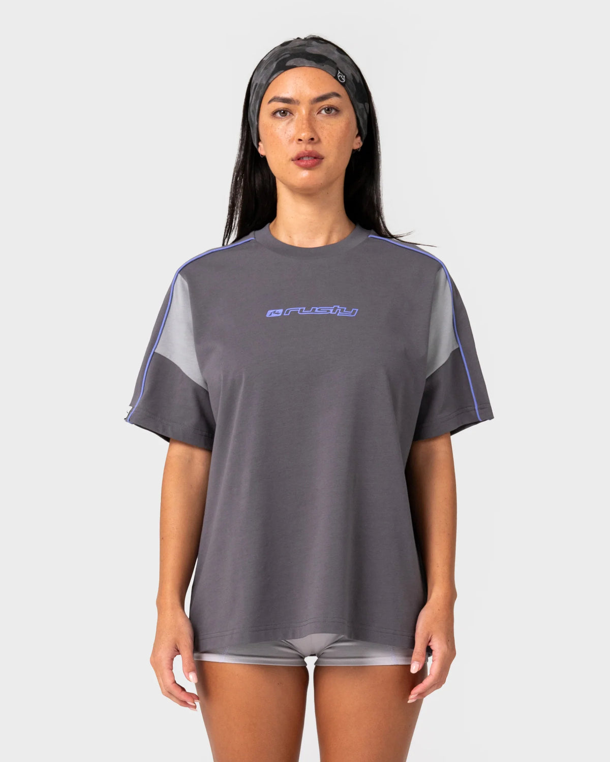 Rusty New Break 220 Oversize Tee - Carbon