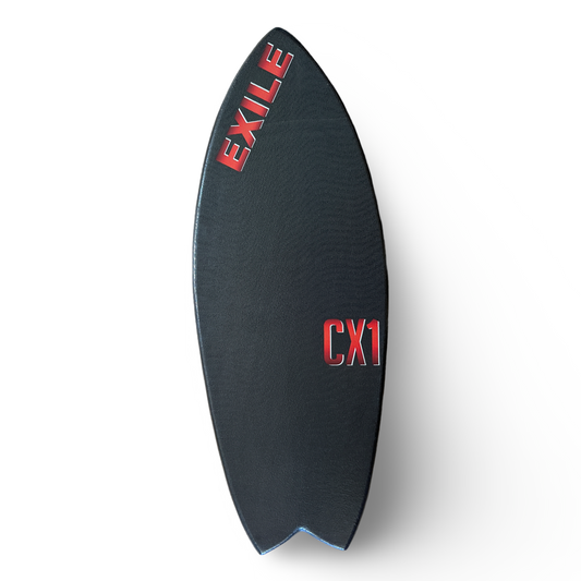 Exile CX1 Blairacuda Shape Double Carbon Fiber Epoxy Skimboard - Small