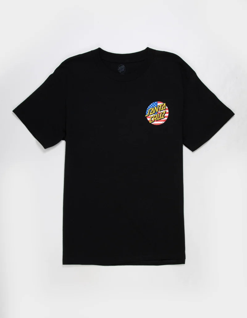Santa Cruz July 4th Heavyweight Tee - Black