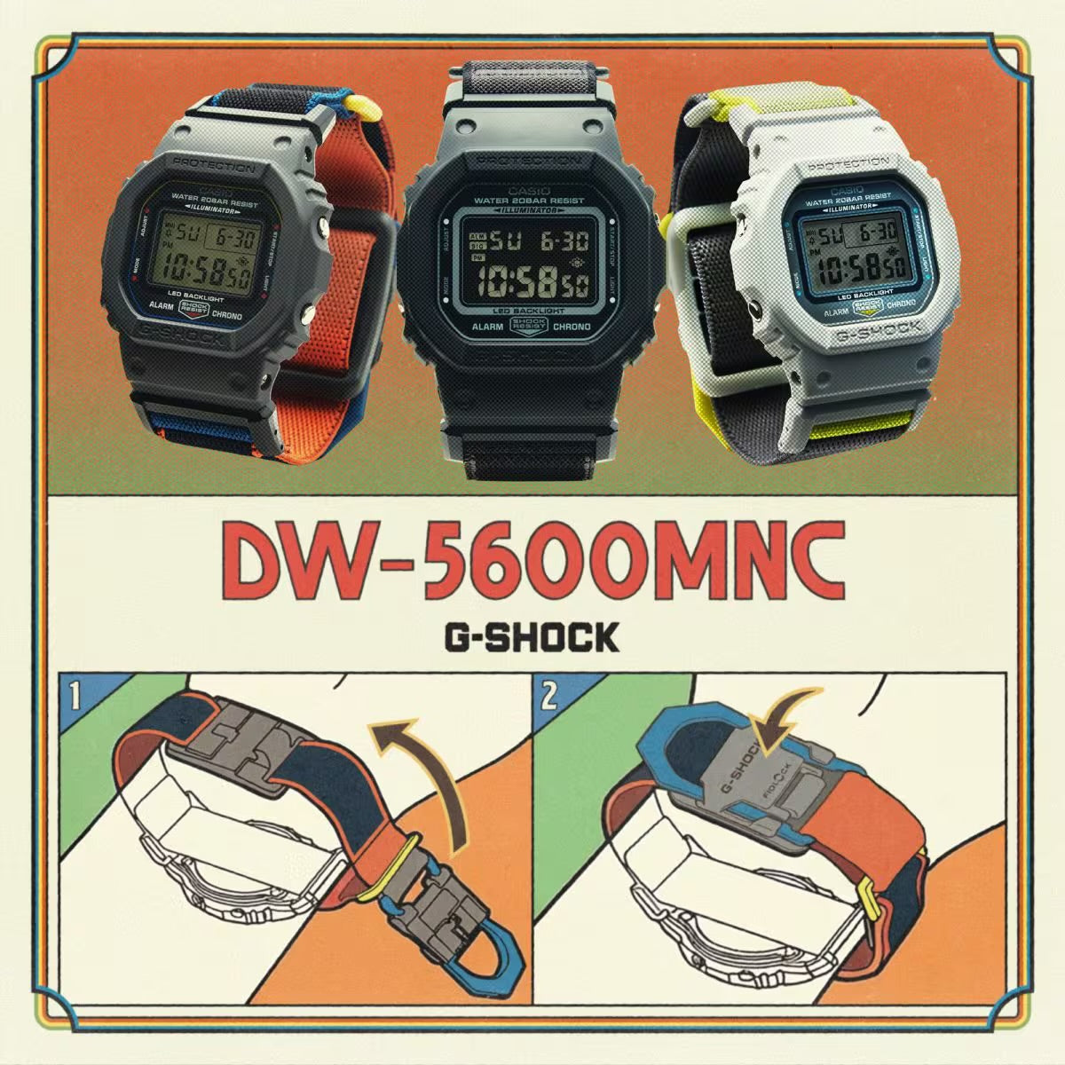 G-Shock DW5600MNC7A8 Digital Watch