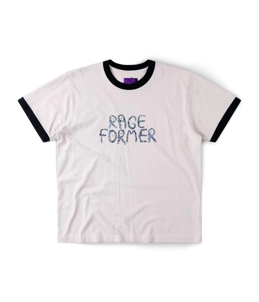 Former x Rage Tin Ringer Shrunken Tee - Bone/Black
