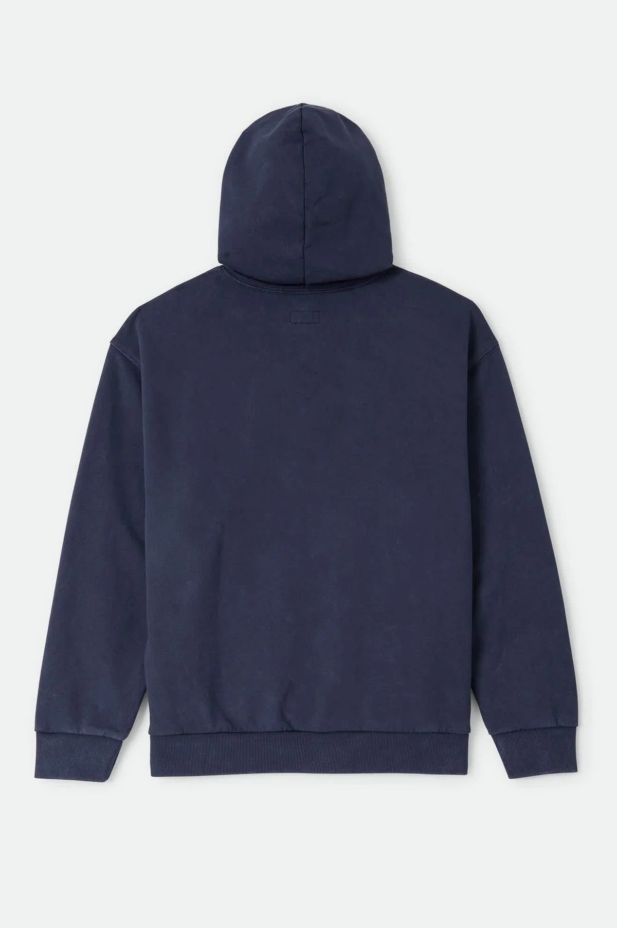 Brixton Baseline Hood Fleece - Washed Navy Vintage Wash