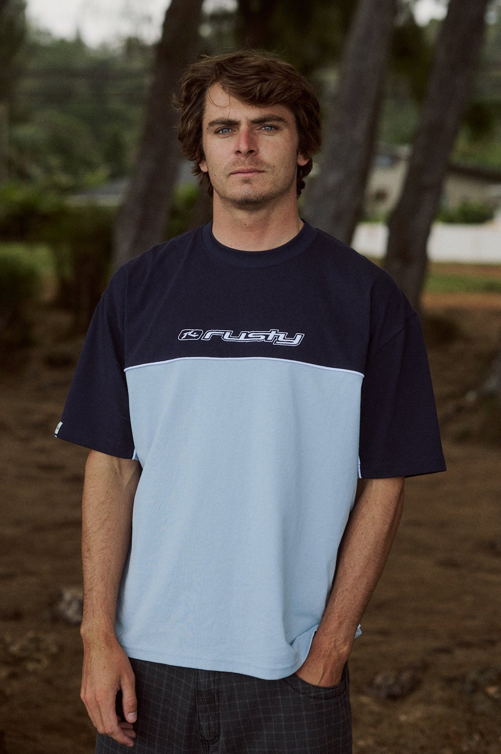Rusty Infinity Short Sleeve Tee - Atlantic Blue