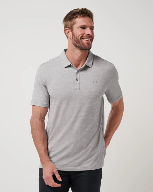 The Heater Polo - Heather Microchip
