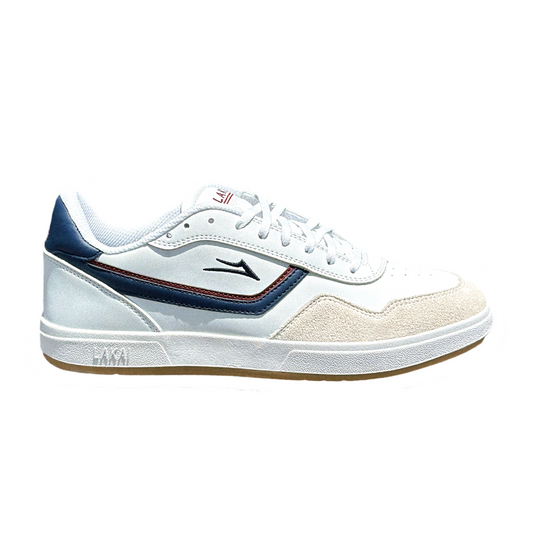 Lakai Terrace Griffin Gass Pro Shoe - White / Navy Suede