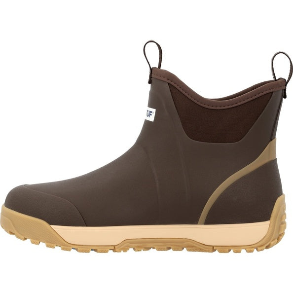 Xtratuf Men’s Glacier Trek Pro Ice Fleece Lined Ankle Deck Boot - Brown