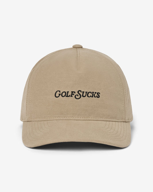 Golf Sucks Hat - Weathered Teak