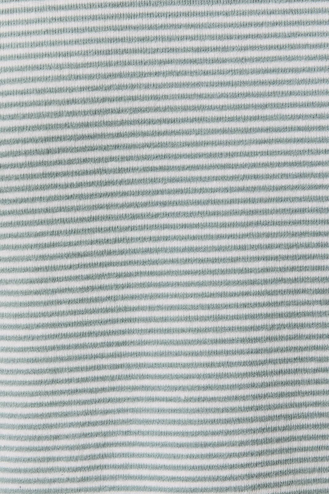 Stripe Shorts - Sage Cream