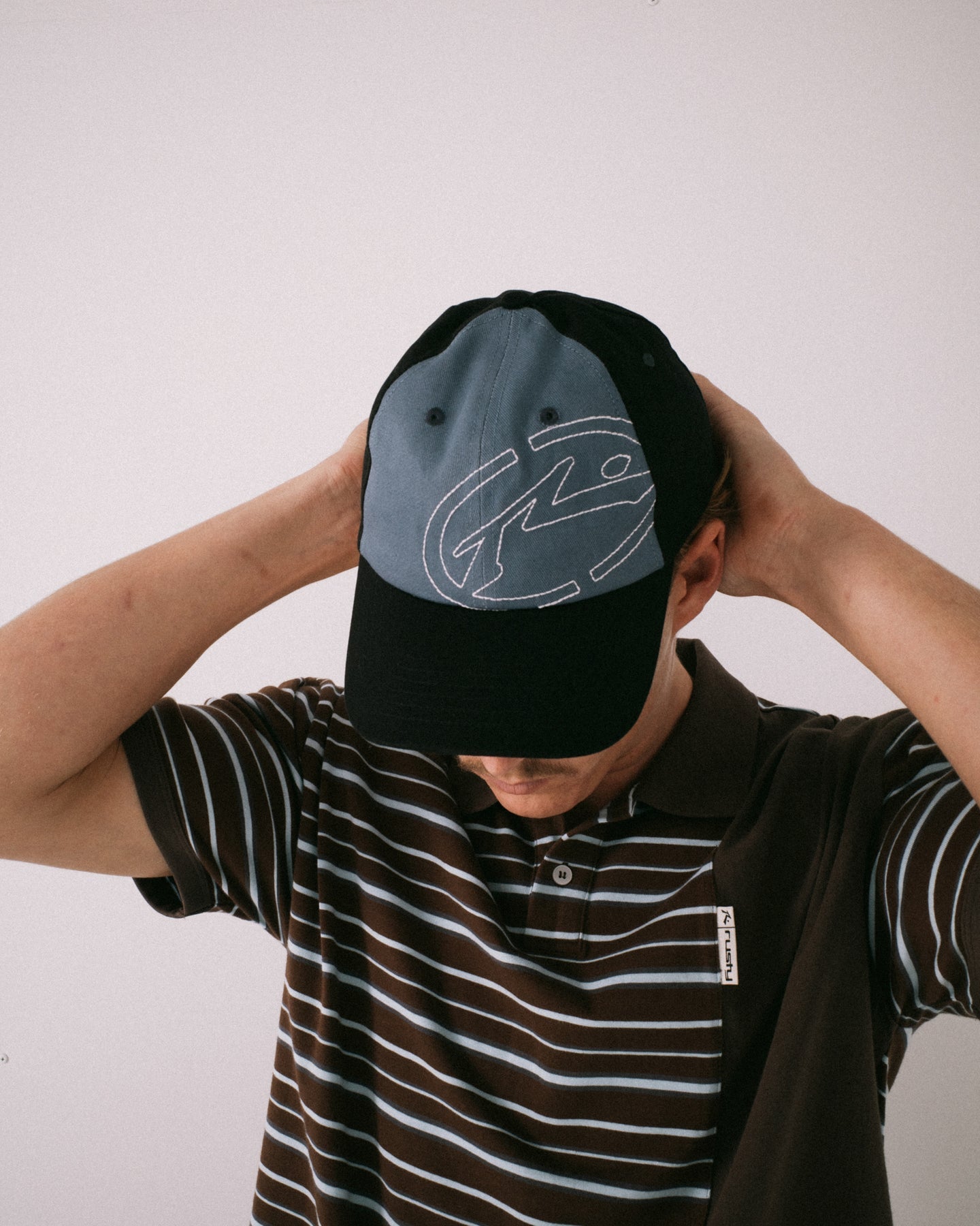 Rusty Kill Switch 6 Panel Cap - Black/Slate