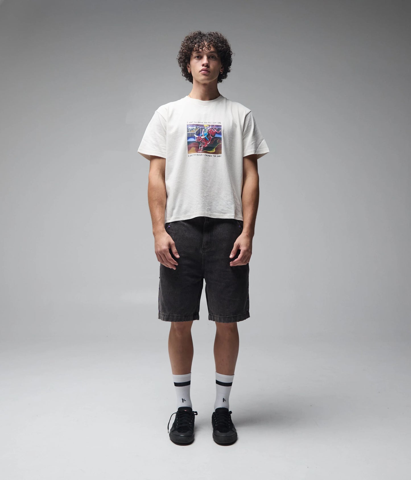 Former x Rage Rodeo Shrunken Tee - Bone