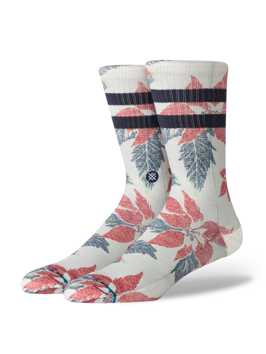 Stance Poinsettia Paradise Crew - Grey