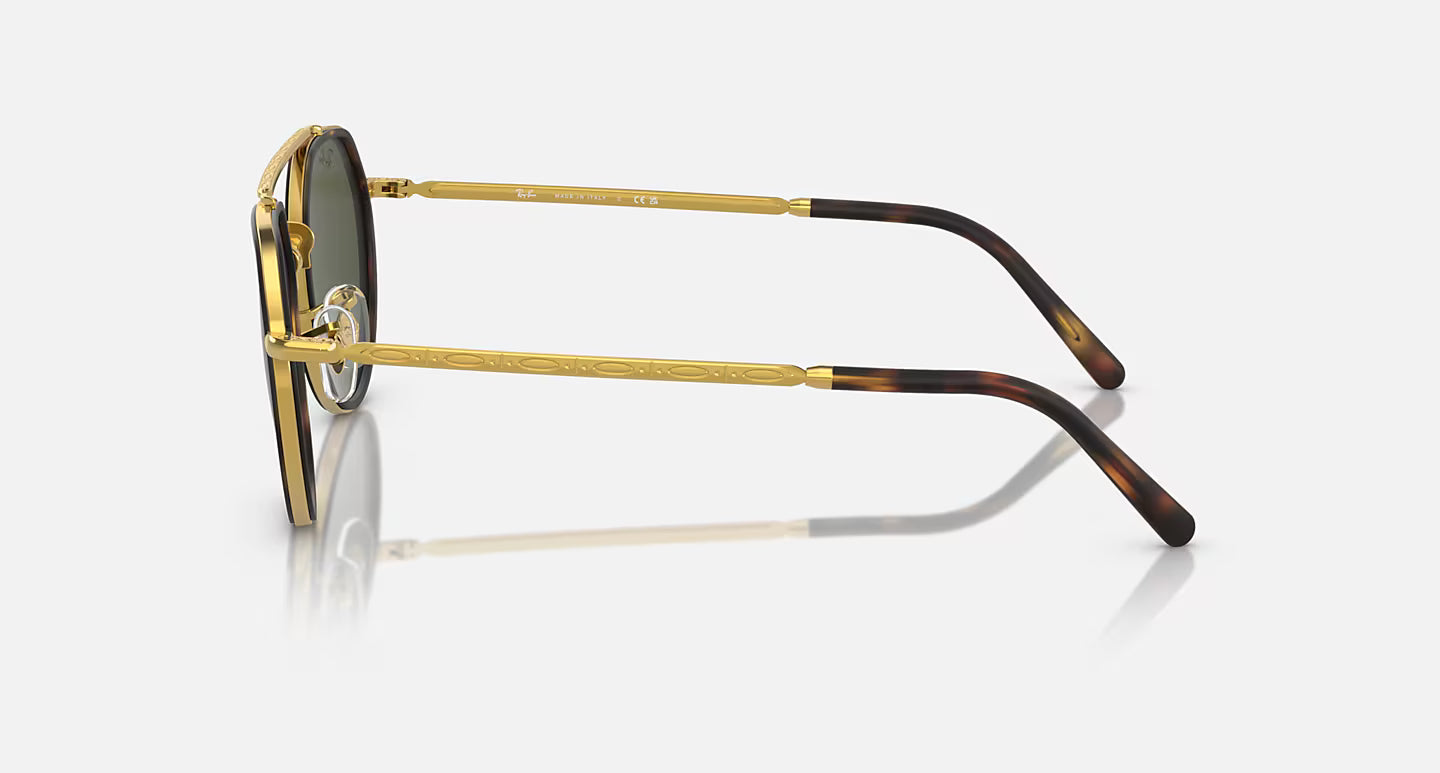 RB3765 Legend Gold w/ Green Lens