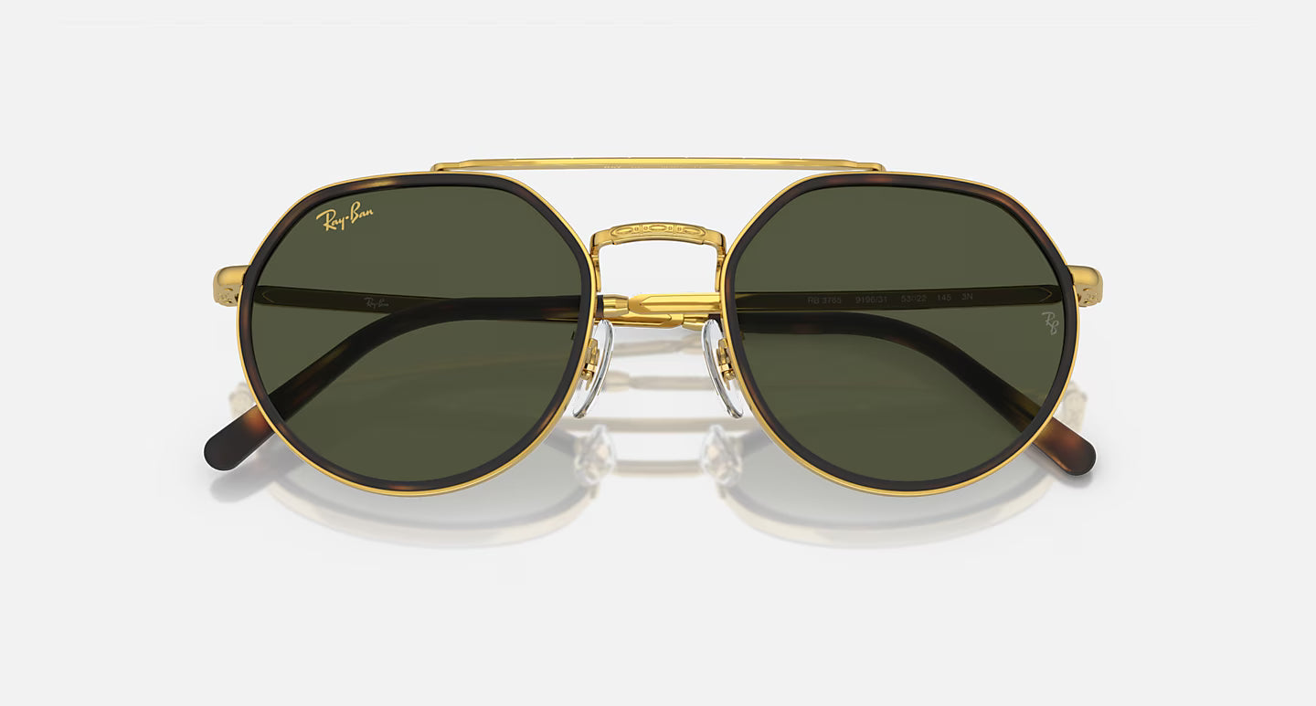 RB3765 Legend Gold w/ Green Lens
