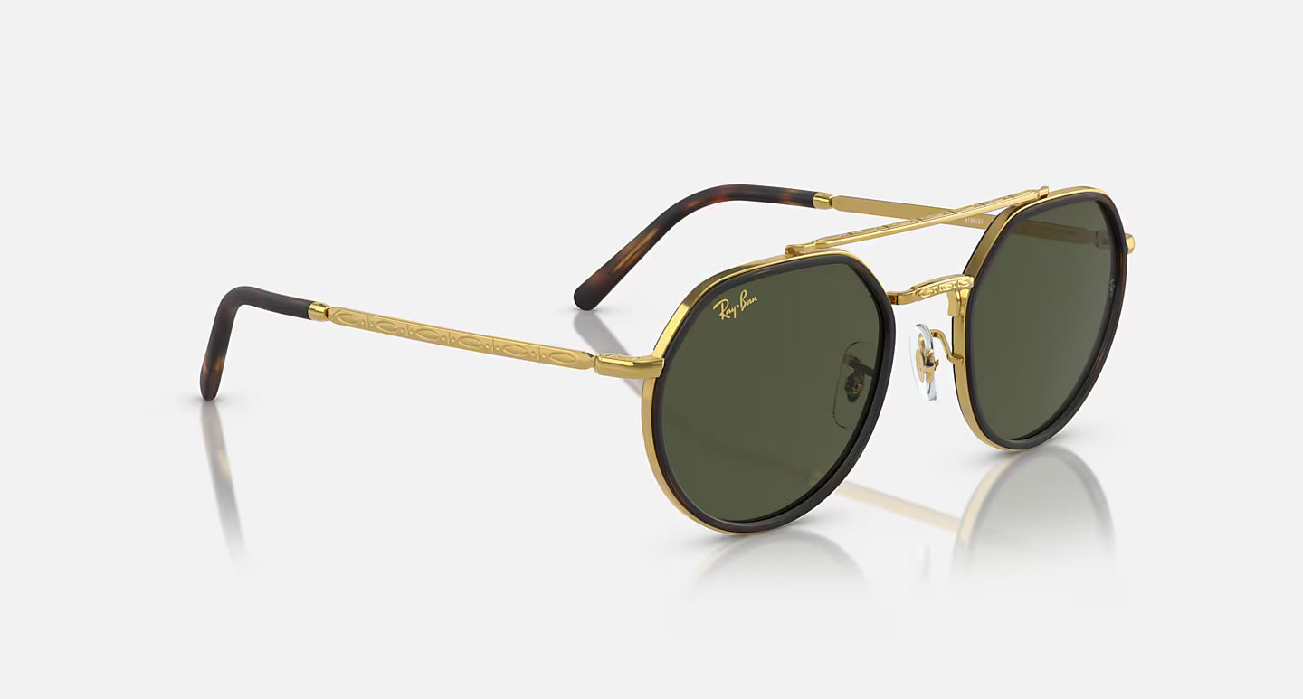 RB3765 Legend Gold w/ Green Lens